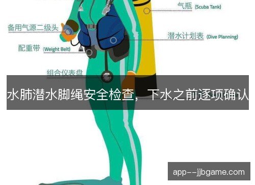 水肺潜水脚绳安全检查，下水之前逐项确认